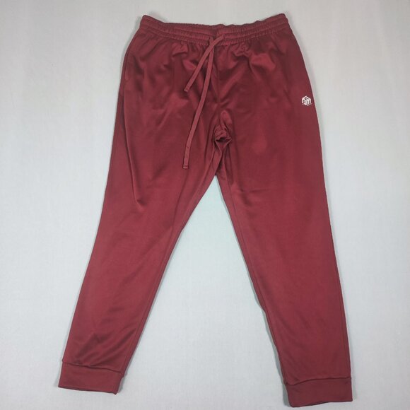 P4M Athletics training pants / jogger women's size L maroon colour - Picture 1 of 14